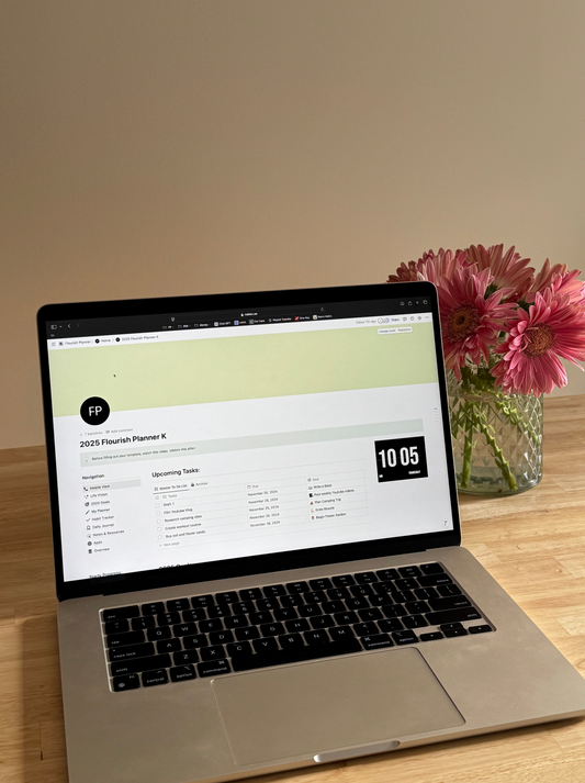 2025 Flourish Notion Planner