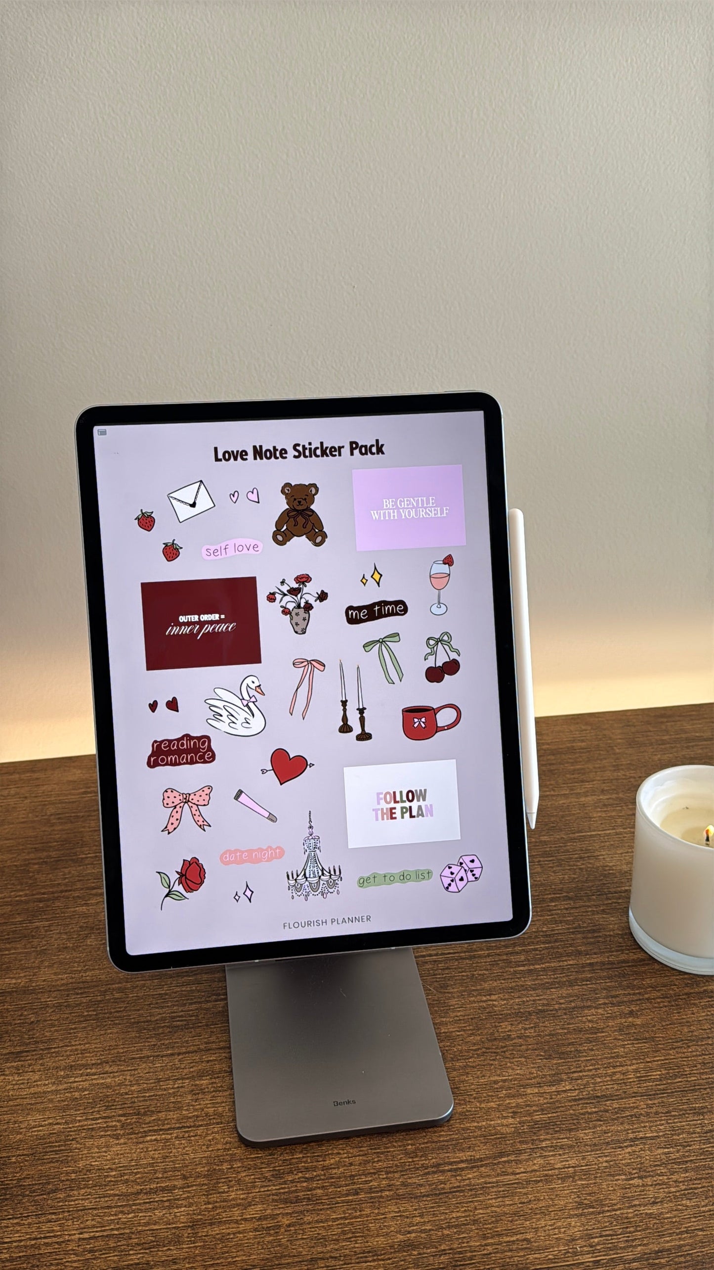 Love Note Digital Stickers