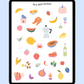 Meal Planning Digital Stickers