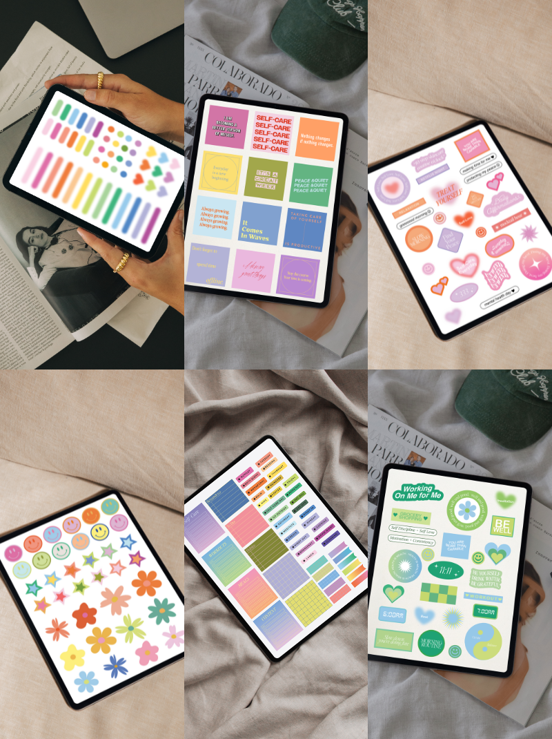 200+ Digital Stickers Bundle