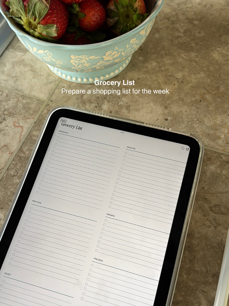 Digital Meal Planner