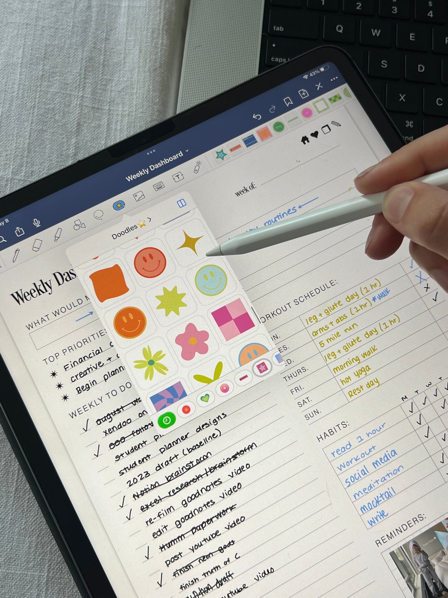 90+ Doodles Stickers