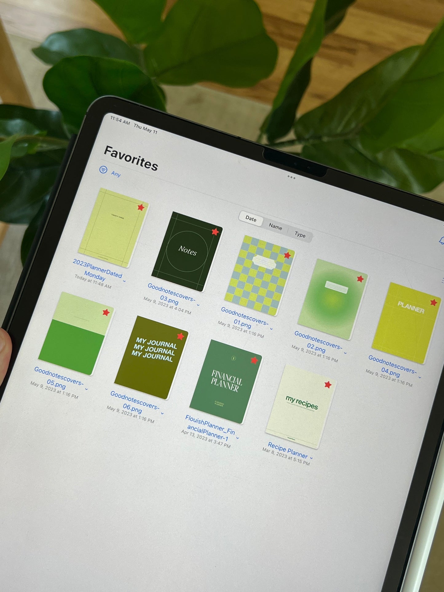 Green Digital Notebook Covers