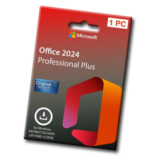 Microsoft Office 2024 Pro Plus Lifetime License  Key for 5 Devices
