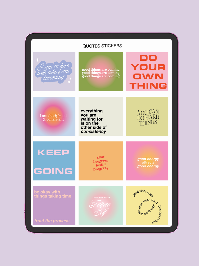 Quotes Digital Stickers 2.0